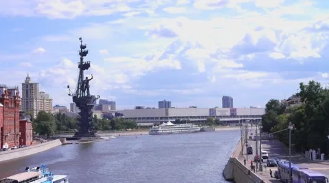 Moskva River 스톡 동영상 52627675