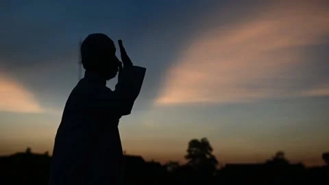 Moslem Male Prayer Stock Footage 236519992