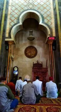 Moslems praying Stock Photos