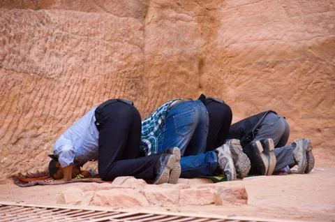Moslims praying Stock Photos
