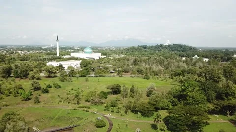 Mosque aerial view 스톡 동영상 160726007
