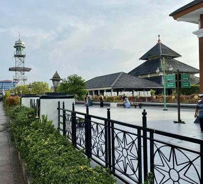 Mosque Agung Demak Central Java Indonesia side mosque Fotos Stock