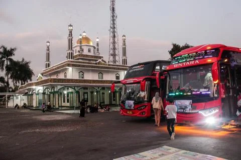 Mosque and Bus Stock Photos