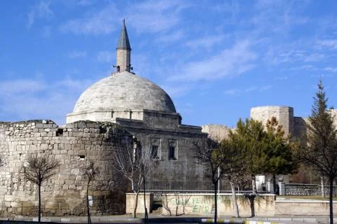 Mosque and castle Stock Photos