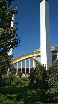 Mosque and columns Stock Photos
