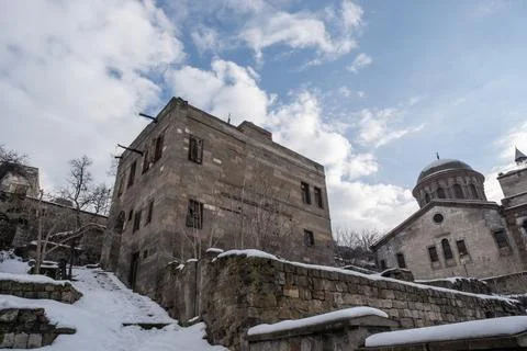 Mosque and Structures from Ancient Anatolian Period Stock Photos
