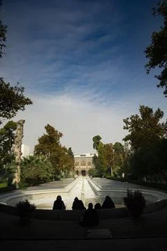 Mosque and students Stock Photos