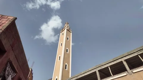 Mosque in Armed Village, Morocco | August 9, 2024 Video stock 284860853