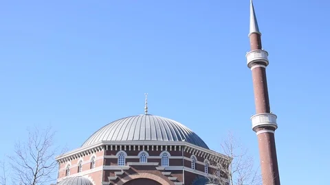 The Mosque Aya Sofya At Amsterdam The Netherlands 2020 Stock Footage 126918924