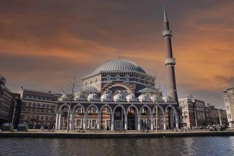 The Mosque Aya Sofya At Amsterdam The Netherlands 22-3-2020 Stock Photos