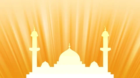 Mosque Background Stock Footage 58256775