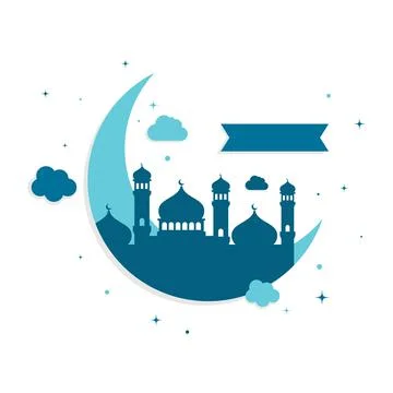 Mosque Background vector Illustration Stock Illustration