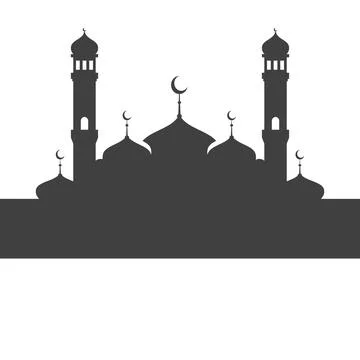 Mosque Background vector Illustration Stock Illustration