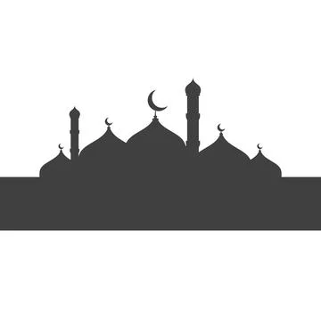 Mosque Background vector Illustration Stock Illustration