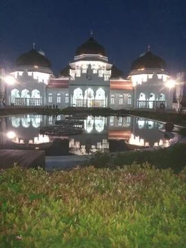 Mosque Baiturrahman Stock Photos