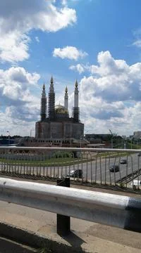 The mosque is being built Stock Photos