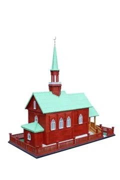 Mosque breadboard model Stock Photos