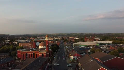 Mosque in British town 库存影片 205528095