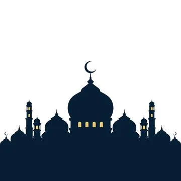 Mosque Building icon vector Illustration Ilustración de archivo