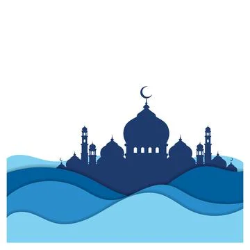 Mosque Building icon vector Illustration Ilustración de archivo