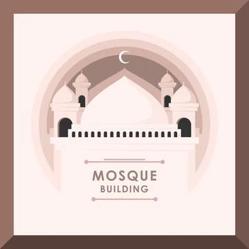 Mosque Building Ilustración de archivo