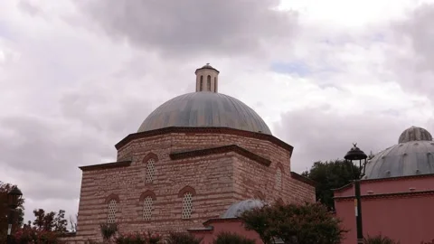 Mosque buildings and minarets, elements of architectural of buildings. Stock Footage 198885697