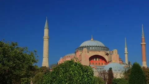 Mosque buildings and minarets, elements of architectural of buildings. Stock Footage 198886089