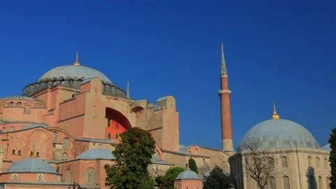 Mosque buildings and minarets, elements of architectural of buildings. Stock Footage 198886259