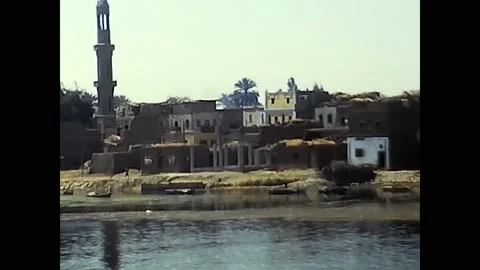 Mosque buildings in egypt in the 80s Vídeos de archivo 178874407