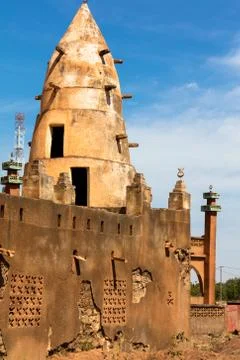 Mosque in Burkina Stock Photos