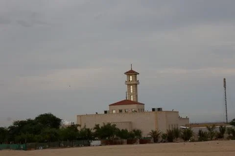 The Mosque on a cloudy day Stock Photos