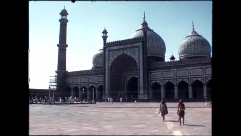 Mosque Courtyard Stock Footage 276292479