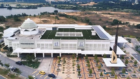 Mosque at Cyberjaya. Stock Footage 89720553