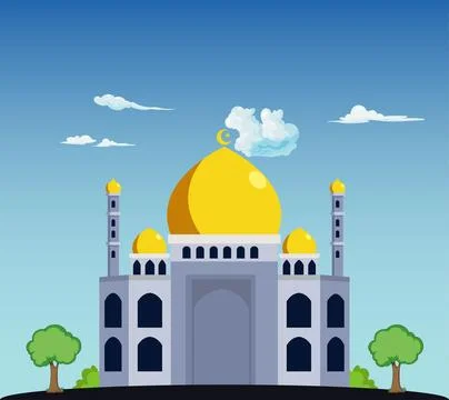 Mosque Design Vector Illustration Illustrazione stock