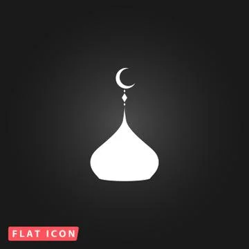 Mosque dome icon Stock Illustration
