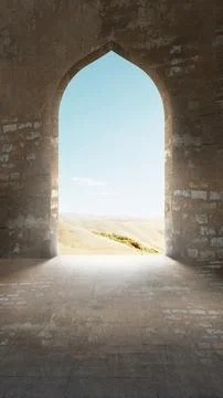Mosque door Stock Photos