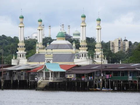 Mosque DPMM Brunei Stock Photos