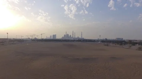 Mosque in Dubai Stock Footage 74078595