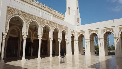 Mosque in Dubai Stock Photos