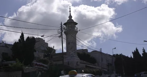 A mosque in East Jerusalem Stock Footage 228084149