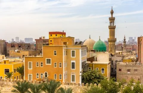 Mosque of El-Sayeda Fatima El-Nabawaya in Cairo - Egypt Foto stock