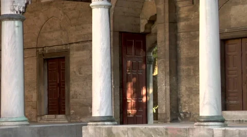 Mosque Entrance Stock Footage 48237541