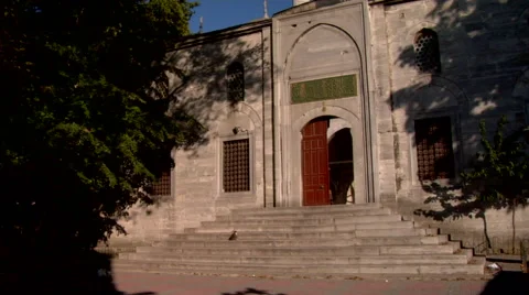 Mosque Entrance Stock Footage 48237563