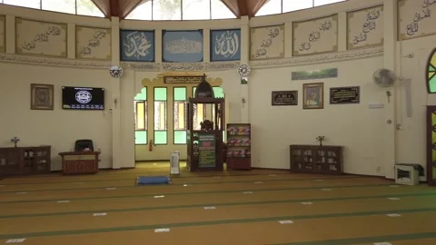 A Mosque Before Friday Prayer Stock Footage 135955011