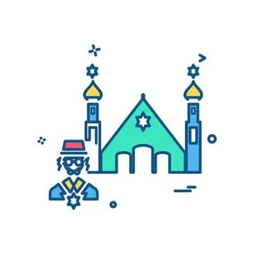 Mosque icon design vector Stock Illustration
