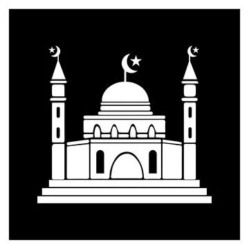 Mosque icon illustration design Stock Illustration