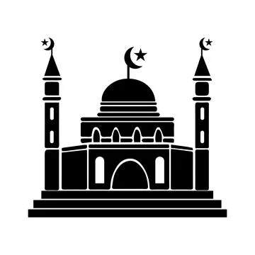 Mosque icon illustration design Stock Illustration
