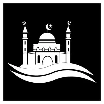 Mosque icon illustration design 스톡 일러스트