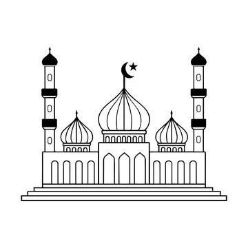 Mosque icon illustration design Stock Illustration