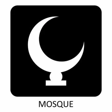 Mosque icon illustration Stock Illustration
